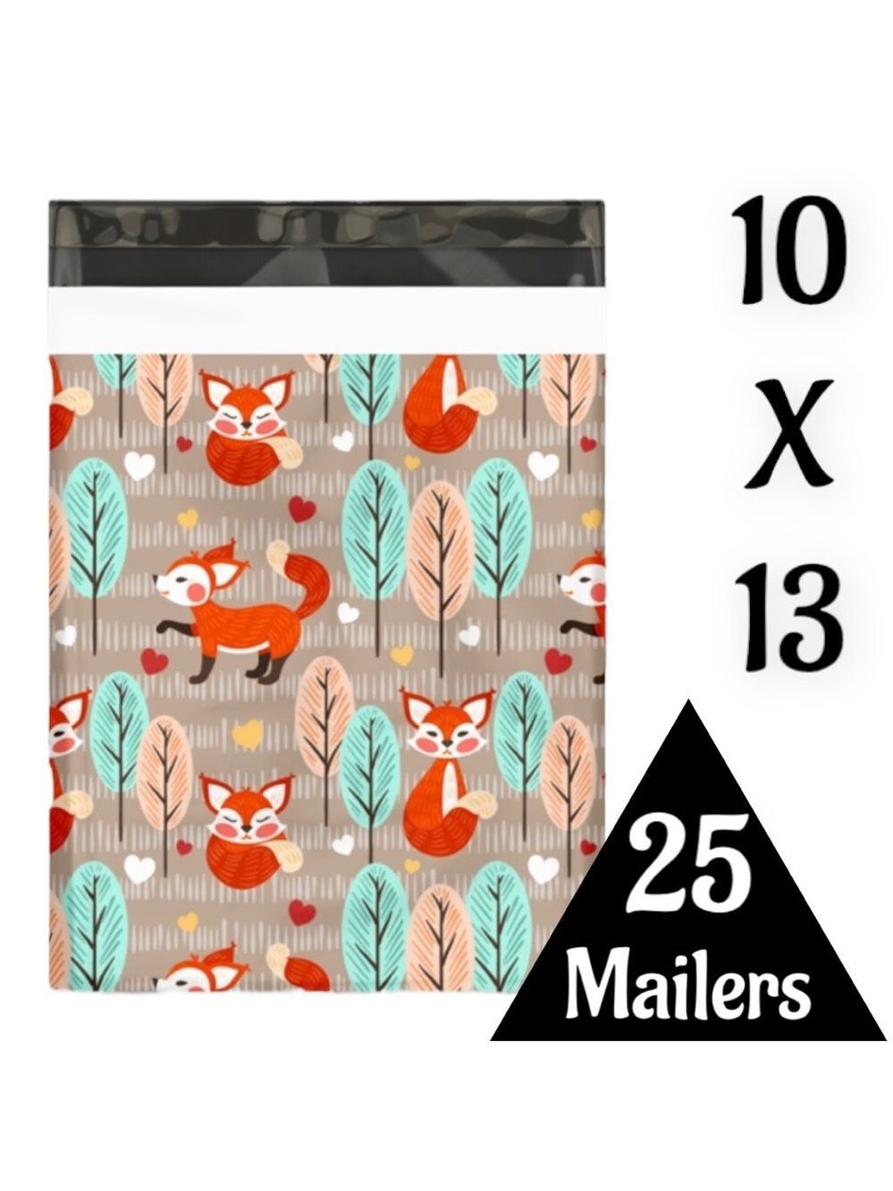 25 10X13 Poly Mailers Fox And Woods Shipping Envelopes PRICE IS FIRM Fall - Picture 8 of 13